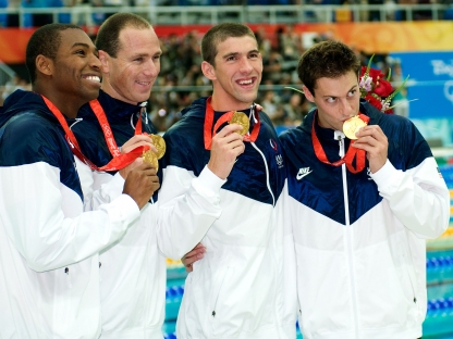 4x100 Free relay USA Team, Olympic Games 2008 Pechino