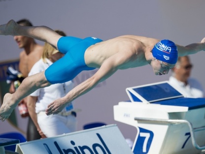 Nicolangelo Di Fabio in partenza