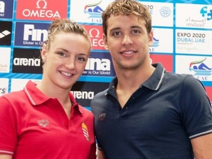 KATINKA HOSSZU E CHAD LE CLOS