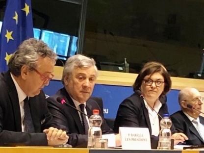 BARELLI TAJANI AL PARLAMENTO EUROPEO