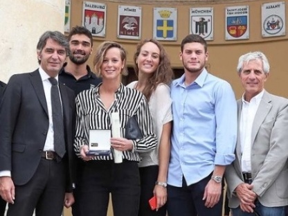 29-09-17 CONSEGNA CHIAVI DELLA CITTA' DI VERONA A FEDERICA PELLEGRINI 