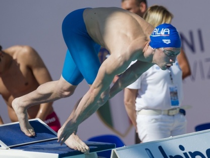 Nicolangelo Di Fabio in partenza