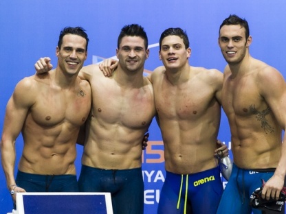 Team ITALY SABBIONI Simone, TONIATO Andrea, CODIA Piero, BOCCHIA Federico XXX medal