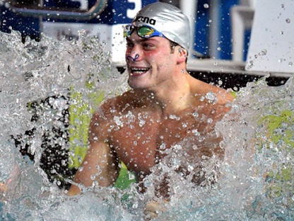 Simone SABBIONI Oro record italiano 100m Dorso Uomini 