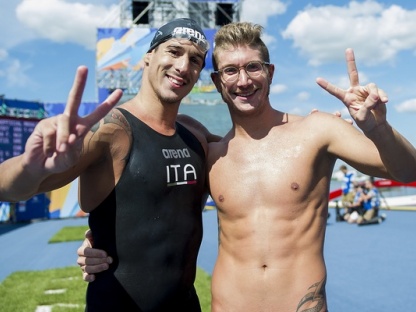 Federico Vanelli e Simone Ruffini, entrambi qualificati per la 10km olimpica di Rio