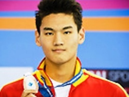 Xu Jiayu CHN bronze medal
Men's 50m backstroke final
17/11/2012
9th Asian Swimming Championships
Dubai - U.A.E.  Nov.15th - 25th 2012
Day 03 - Opening Press Conference
Photo Giorgio Perottino/Deepbluemedia/Insidephoto