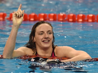 HOSSZU Katinka HUN Gold Medal World Record Women's 100m Individual Medley 