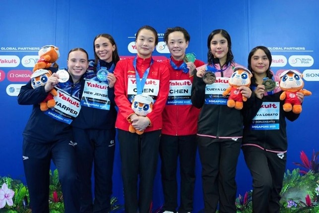 podio sincro trampolino 3mt femminile