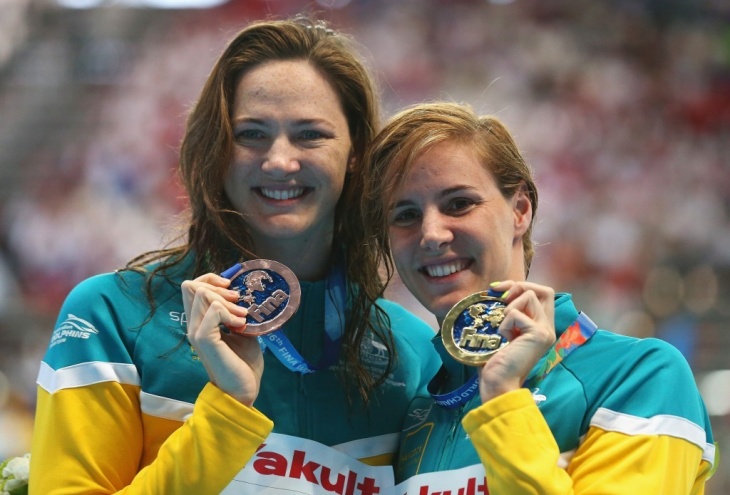 Cate e Bronte Campbell AUS_Kazan 100sl br. e oro