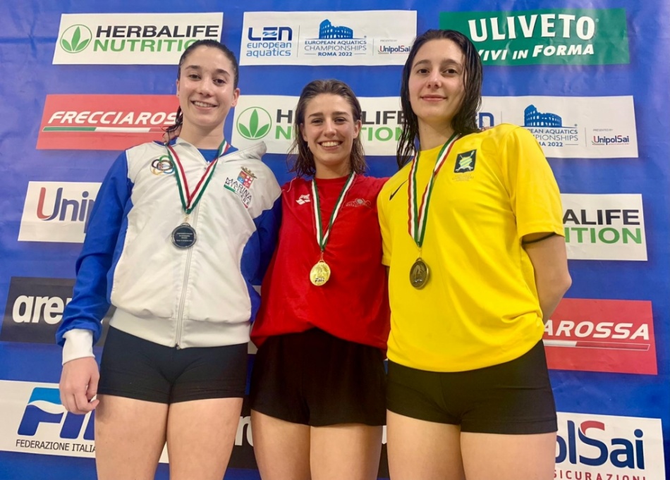 podio trampolino 1mt femminile senior