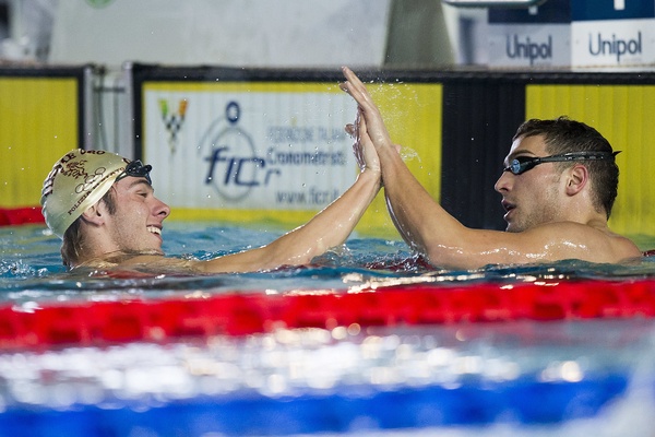 Gabriele Detti e Gregorio Paltrinieri record europeo 800 sl