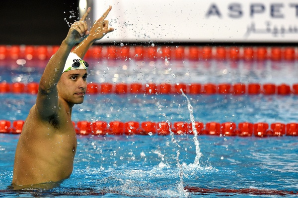 Chad Le Clos SAF Gold Medal Men's 200m Freestyle 