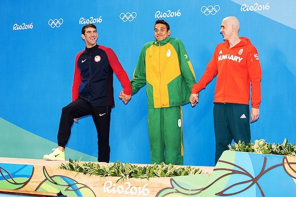 phelps-leclos-cseh_Rio2016 Olympic Games