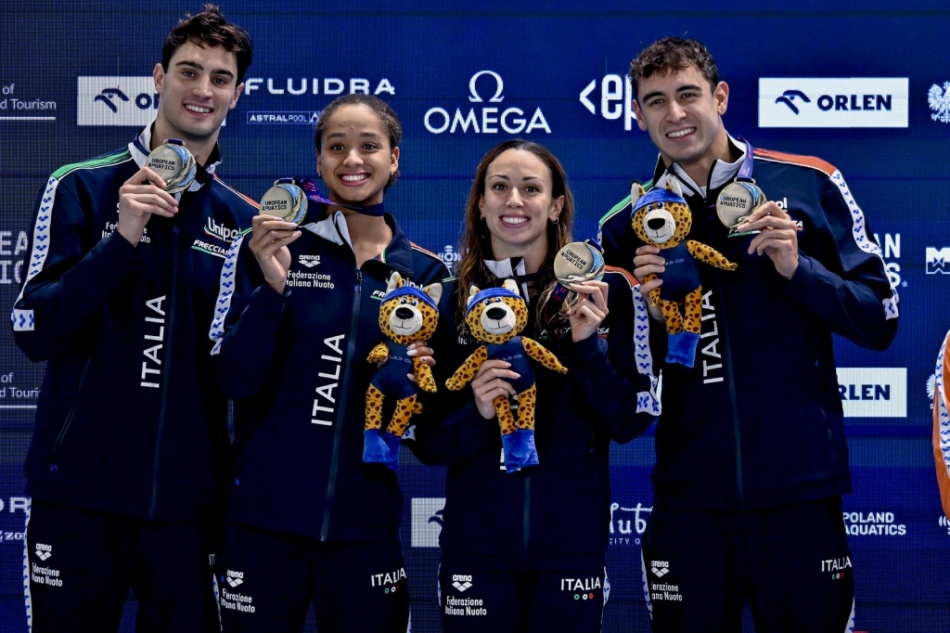 staffetta 4x50 sl mixed - italia staffetta 4x50 sl mixed - italia