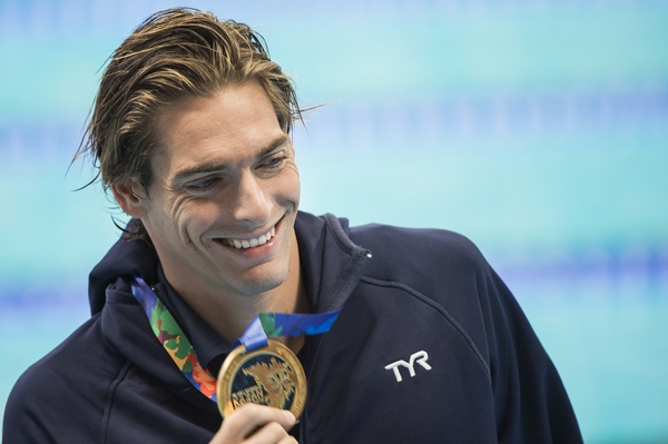 Camille Lacourt, oro nei 50 dorso