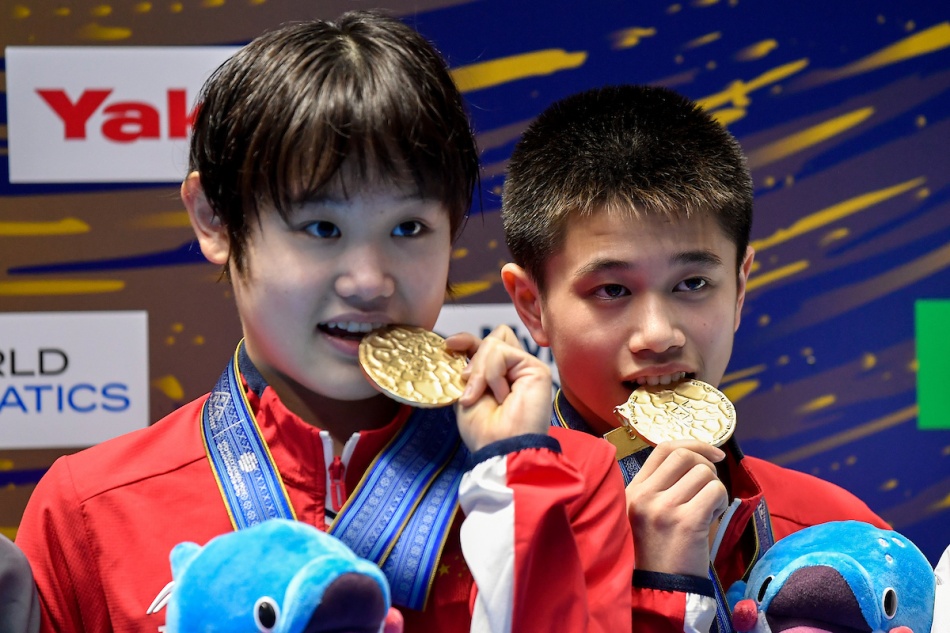 Wang Fellong e Zhang Jiaqi