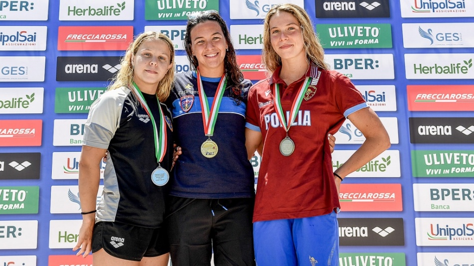 podio 10 km femminile italiano