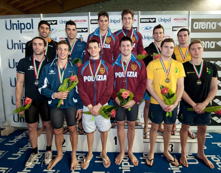 Assoluti Riccione 2013: le staffette 4x100 stile libero uomini