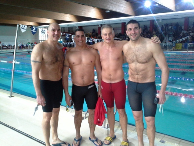 Staffetta 4x100 mista del DLf Livorno