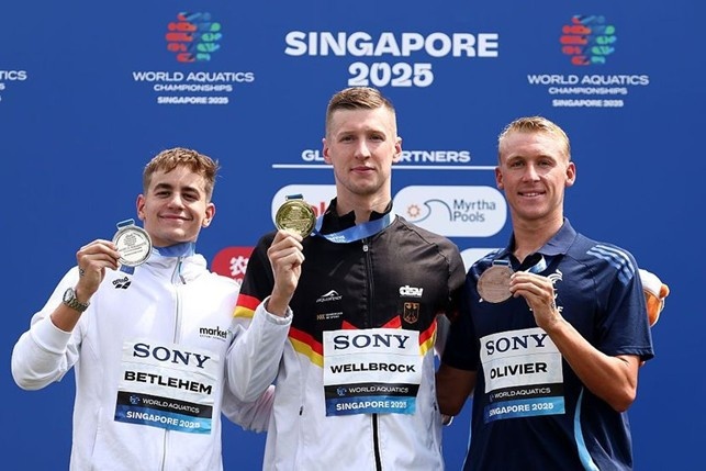 podio 3 km sprint knockout maschile