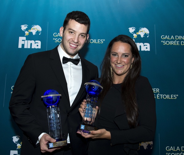Filip Filipovic (SRB) WATER POLO MEN FINA Athlete of the Year 2014 (R); Maggie Steffens (USA) WATER POLO WOMEN FINA Athlete of the Year 2014 (R)