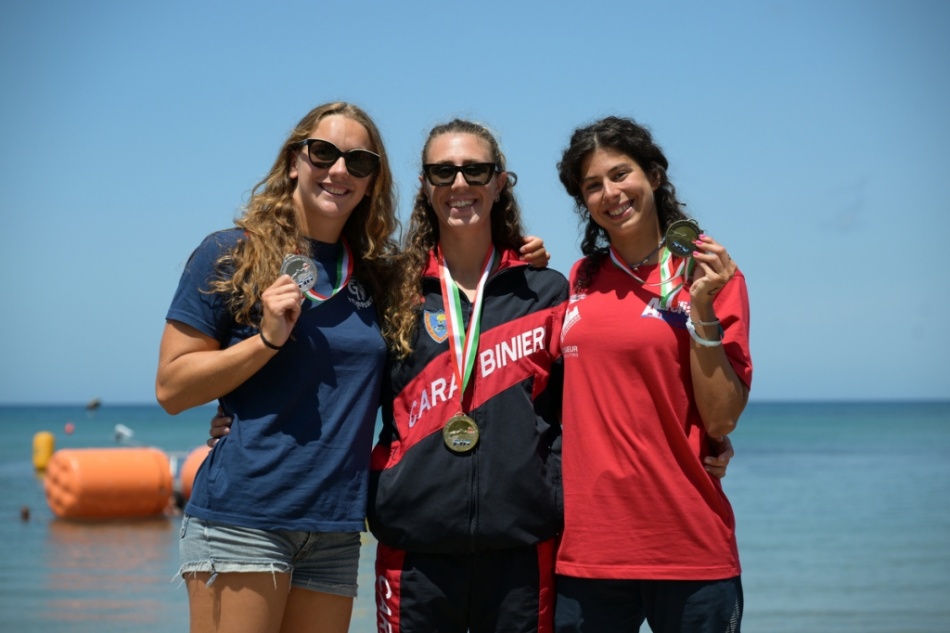 podio 5 km femminile