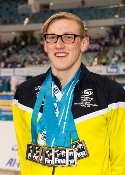 Horton Mackenzie Australia best male performer with five gold and one silver