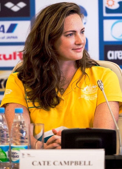 CATE CAMPBELL AUS XVI FINA World Championships Aquatics Swimming CAMPBELL Cate