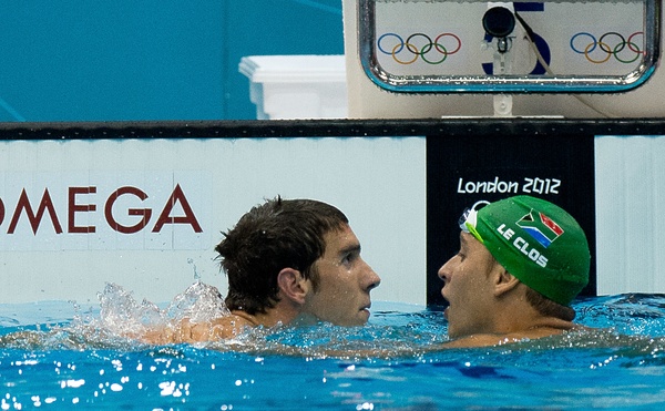 PHELPS Michael USA and Le Clos Chad RSA