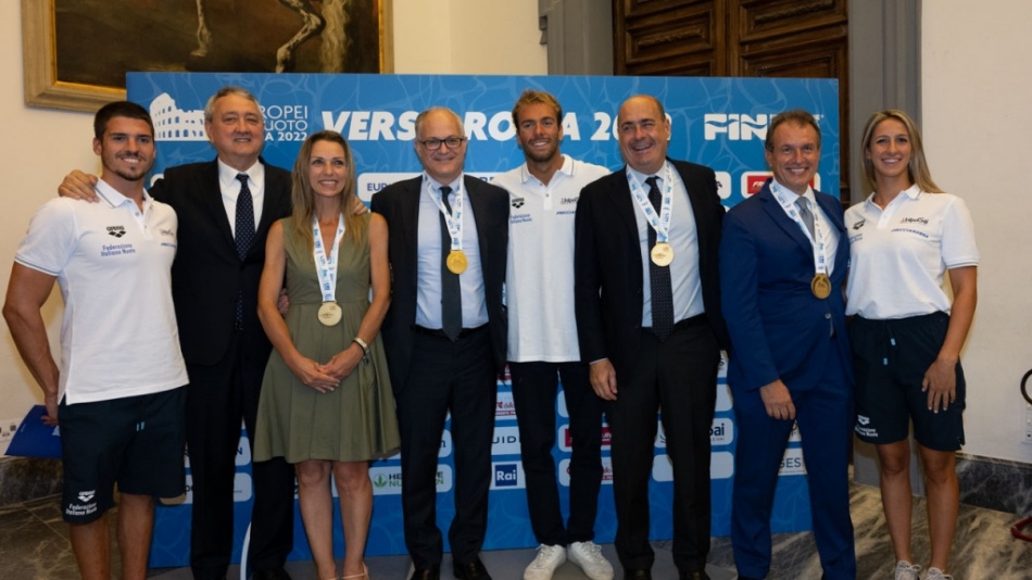 presentazione medaglie europei 2022