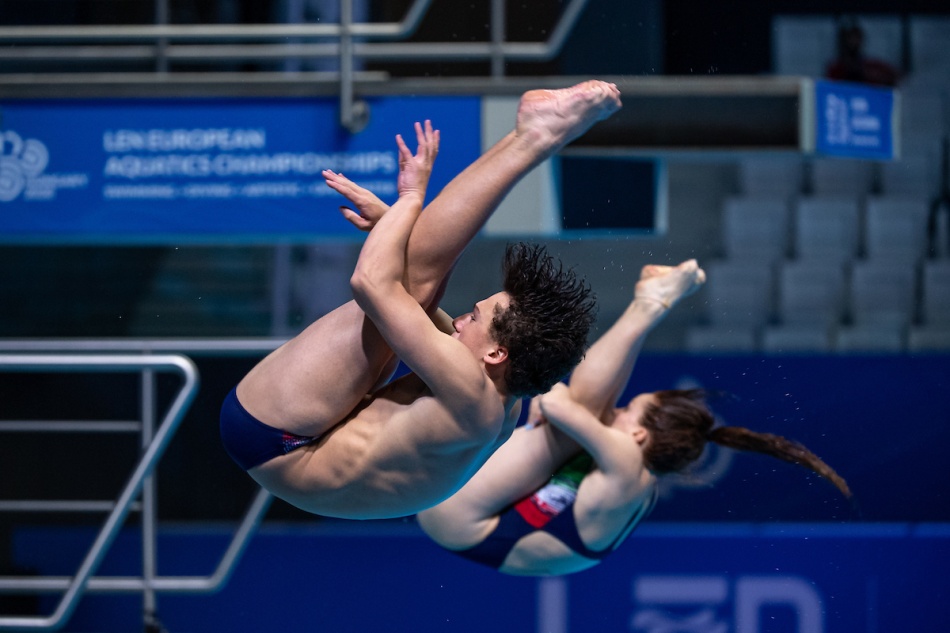 santoro e Pellacani in azione