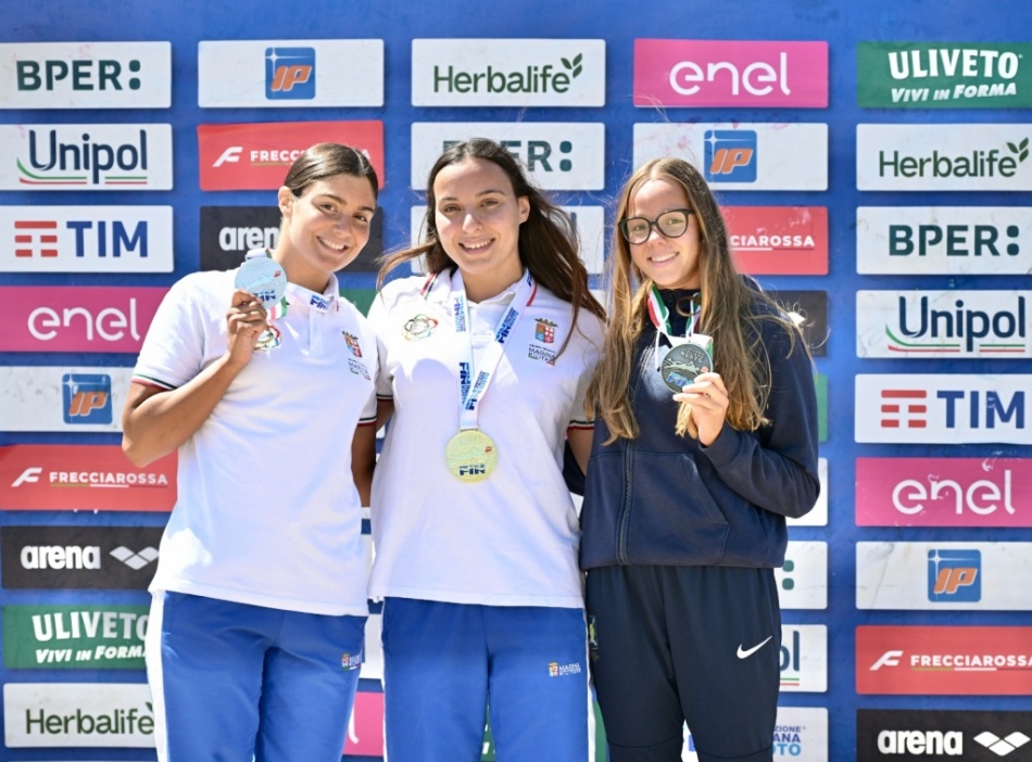 podio 5 km femminile podio 5 km femminile