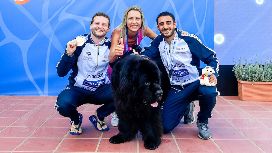 lorenzo marsaglia e giovanni tocci con valentina vezzali