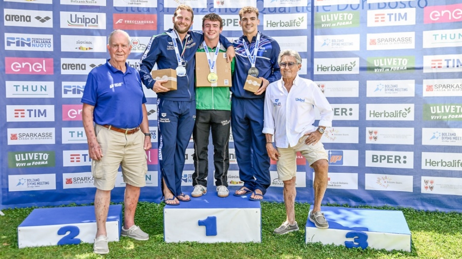 podio trampolino 1 mt maschile