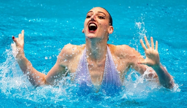 SVETLANA ROMASHINA RUS 32nd LEN European Championships Swimming, Diving, Synchro, Open Water