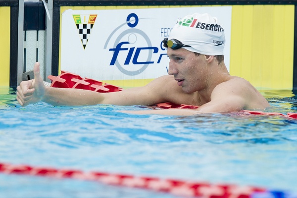 Di Fabio impegnato agli ultimi Campionati Italiani Estivi,  a Roma