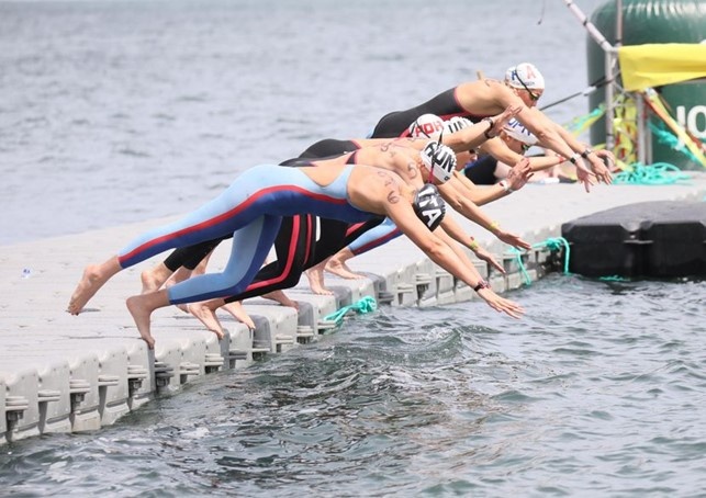 staffetta ungherese in azione