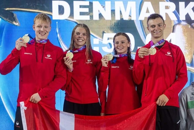 4x100 mista mixed - team danimarca
