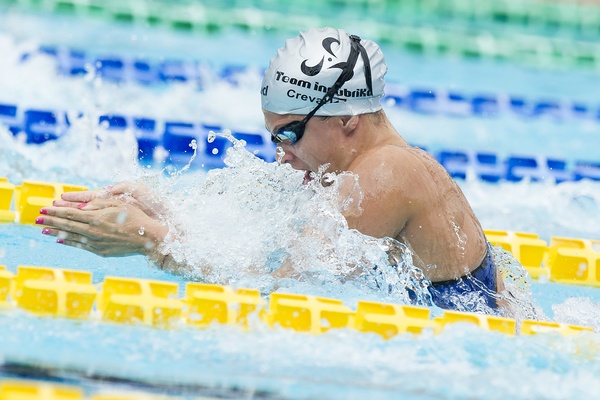 Arianna Castiglioni (Team Insubrika) in azione durante i 50 rana