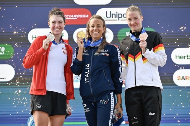 podio 10 km femminile