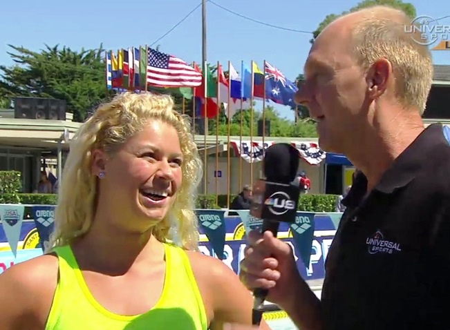 Elizabeth Beisel_ Rowdy Gaines USA