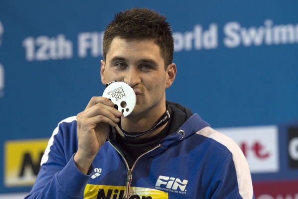 ORSI Marco ITA Silver Medal Men's 50m Freestyle 