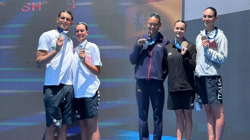 gabriele minak, sarah maria rizea e podio solo libero femminile