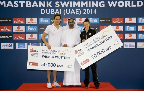 Chad Le Clos South Africa and Katinka Hosszu Hungary