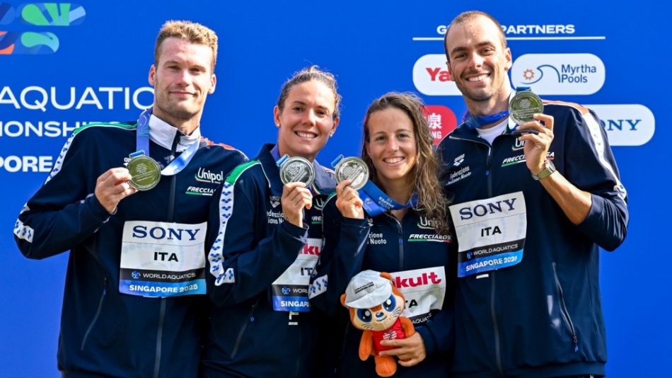 staffetta 4x1.5 km mixed - italia