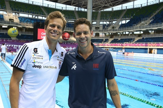 Cesar Cielo e Thiago Pereira BRA