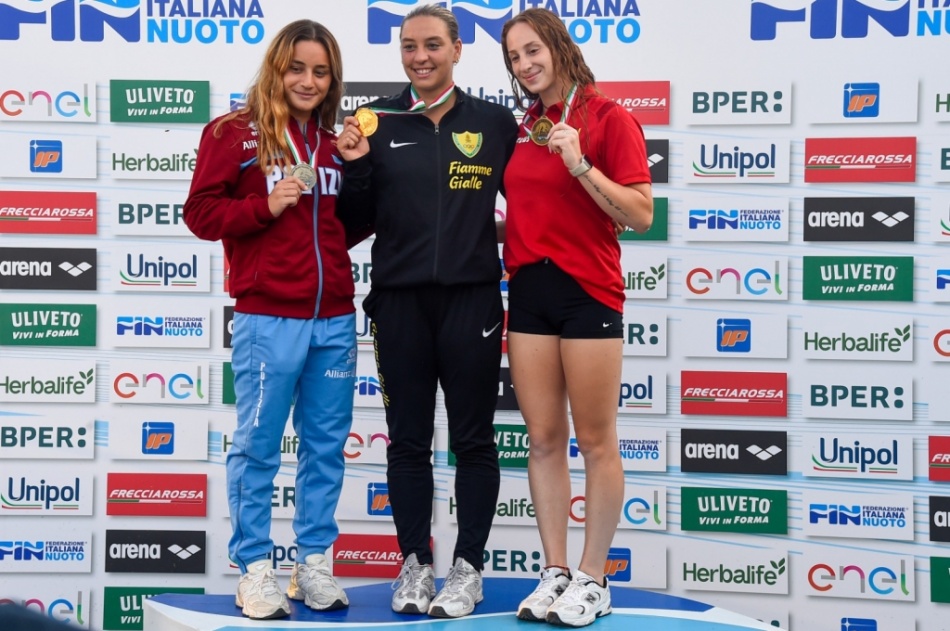 podio trampolino 1 mt femminile