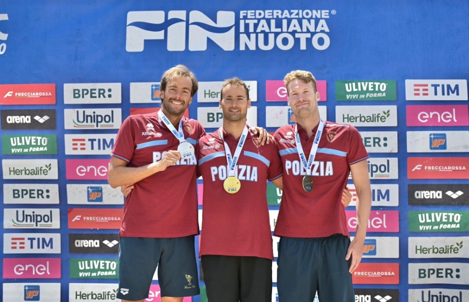 podio 5 km maschile podio 5 km maschile