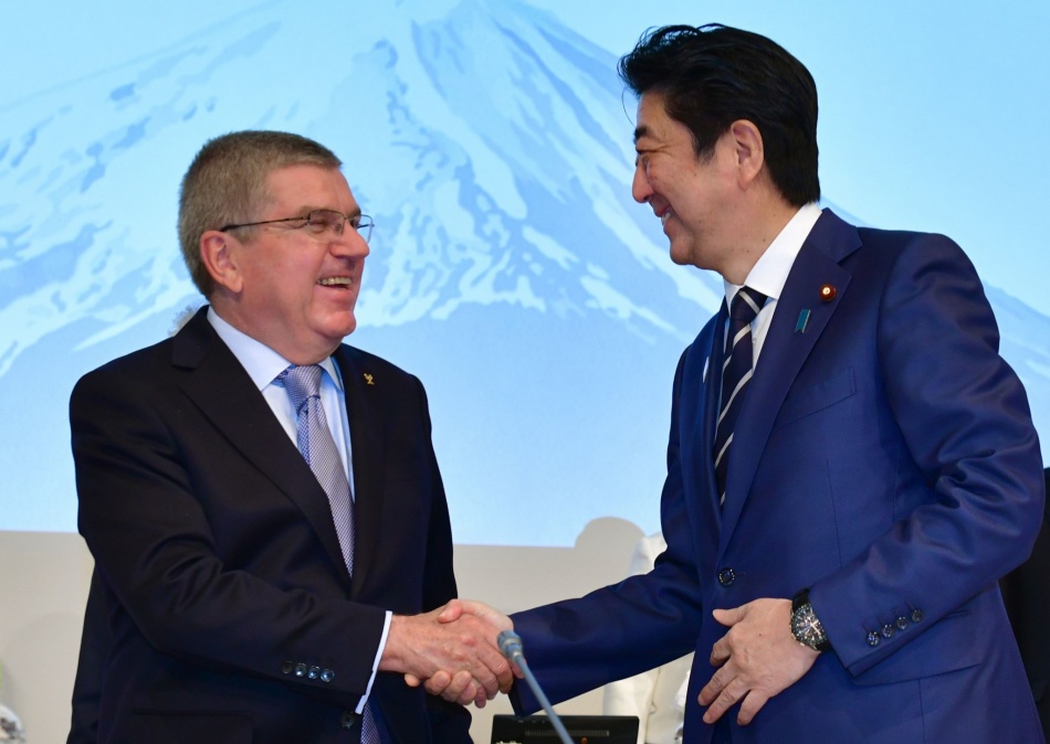 THOMAS BACH - SHINZO ABE