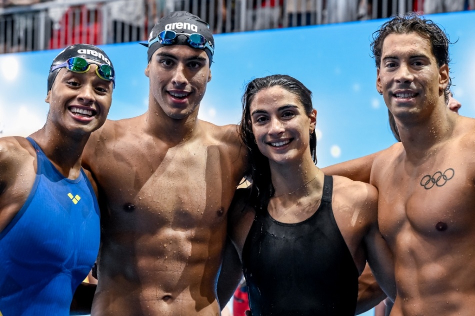 staffetta 4x100 sl mixed - Italia